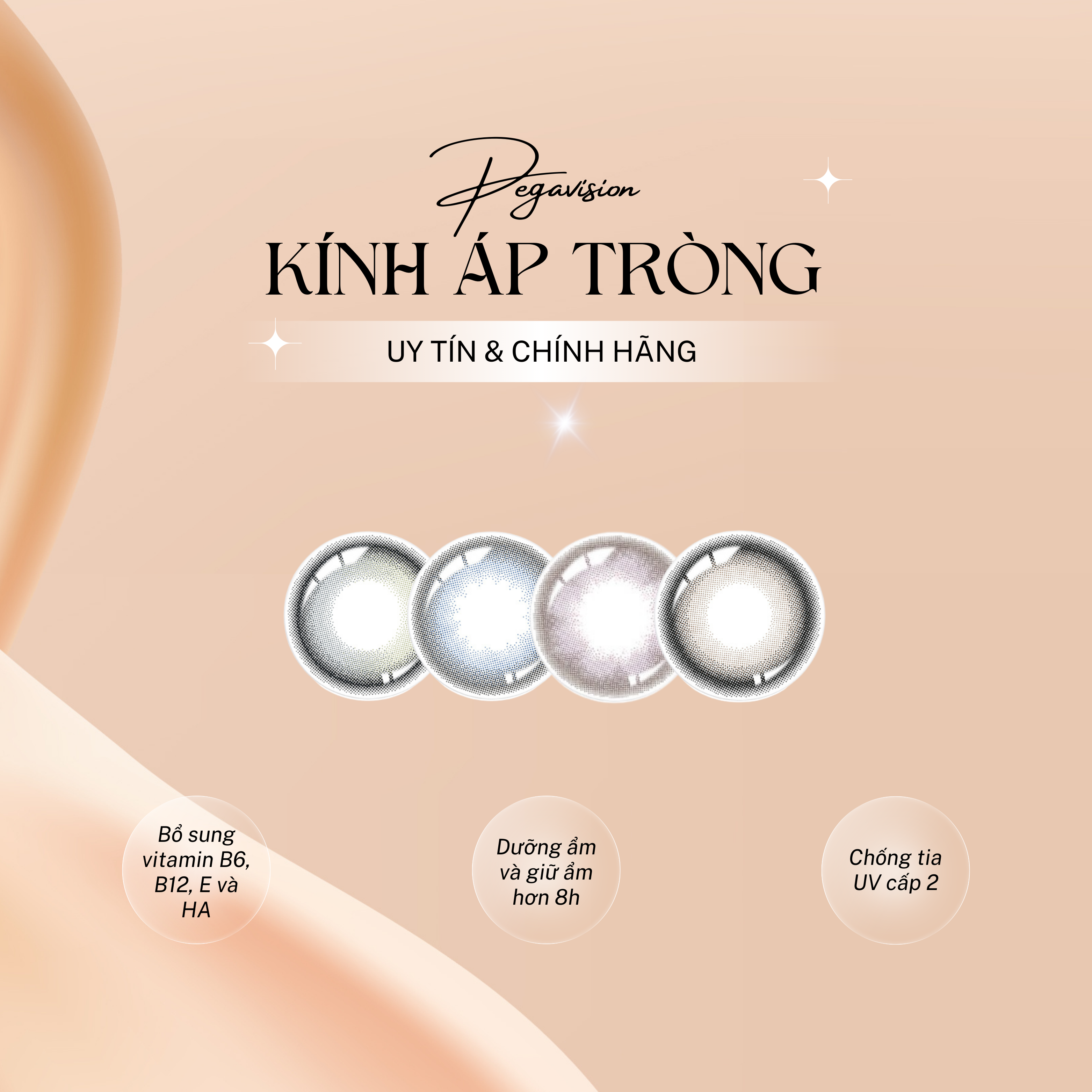 Pegavision – Nhãn hiệu kính áp tròng uy tín & chính hãng